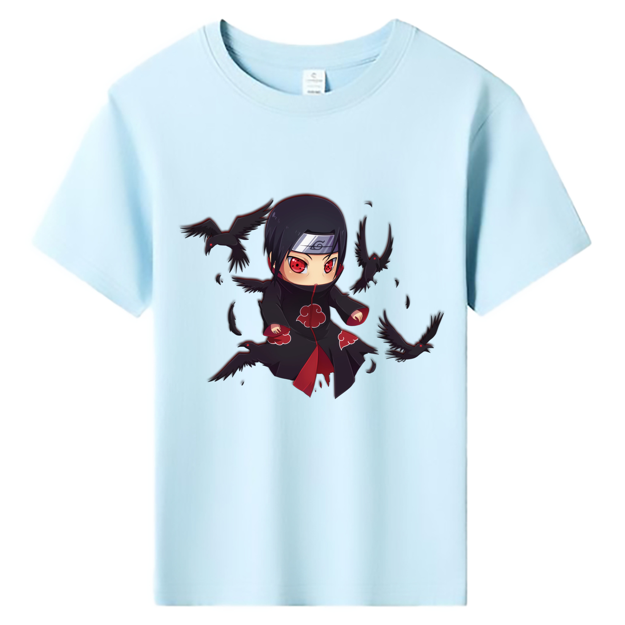 （画像用） NARUTO -ナルト- うちは イタチ Uchiha Itachi 綿100％キッズTシャツ（フロントプリント）